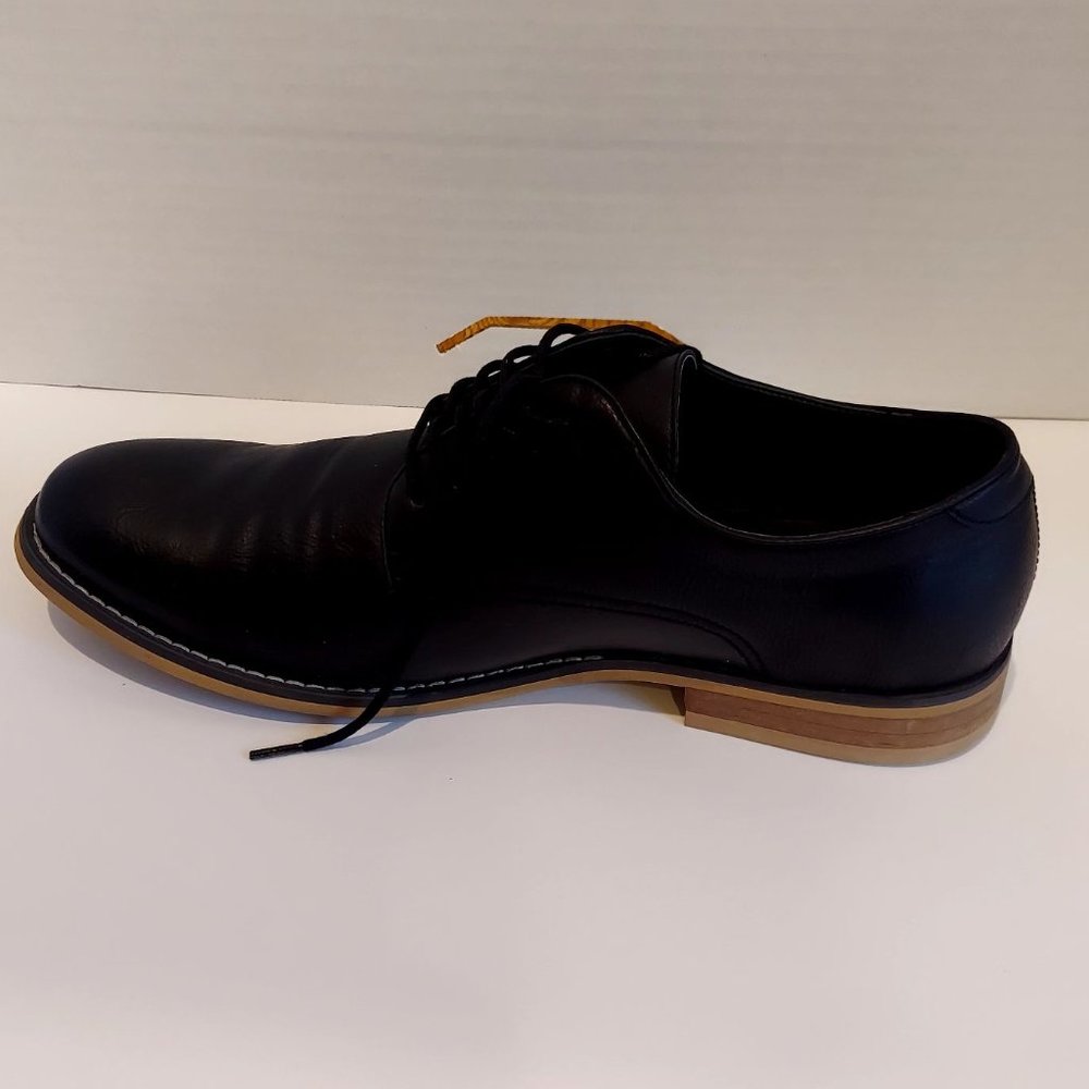 JF J. Ferrar Swartz men's Black Oxford Dress Shoes Size 13 - Picture 8 of 14